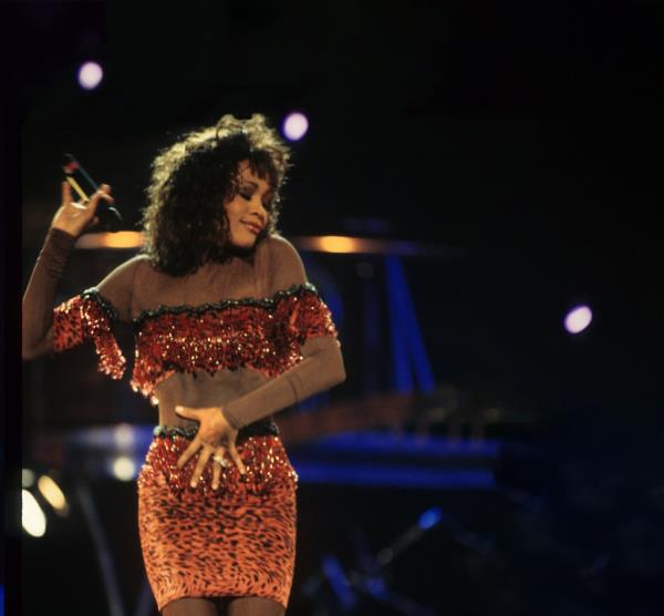 Whitney Houston in "The Co<em></em>ncert for a New South Africa [Durban]."